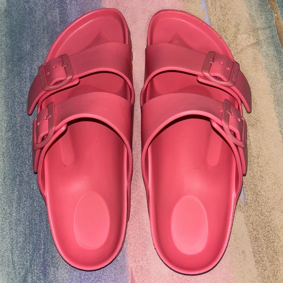 Birkenstock Arizona EVA Slip On Sandals women’s size 7 pink - Picture 5 of 7